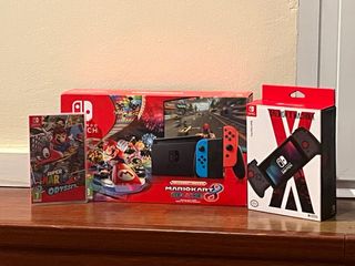 Nintendo Switch+mario oddysey+mandos demonXmachina