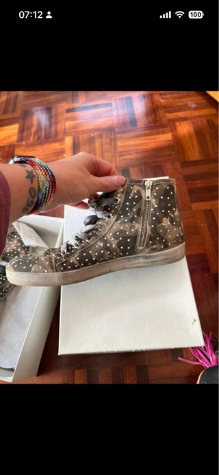 Scarpe alte camouflage