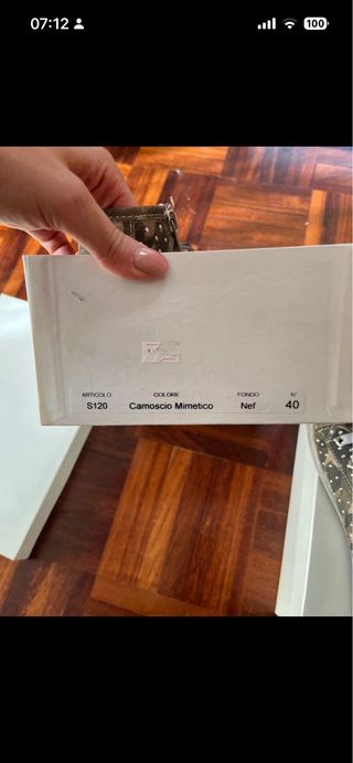 Scarpe alte camouflage