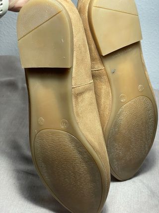 Zapatos planos Balletinas beige/marrón