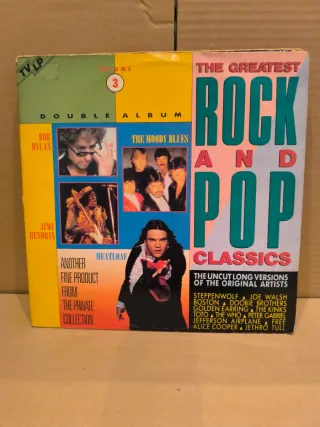 Lote 6 Vinilos LP Recopilatorios Rock Pop