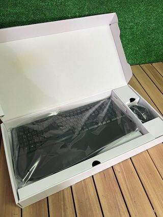 Teclado y Ratón Ergonómico Microsoft Negro Aleman