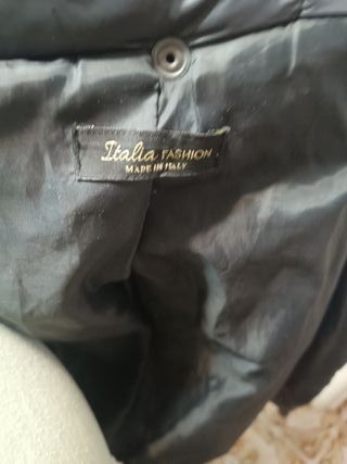 Chaqueta acolchada negra