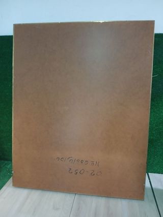 ESPEJO CON DOBLE MARCO DE MADERA Dorado