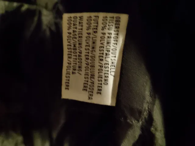 Parka TCM Negra Talla M