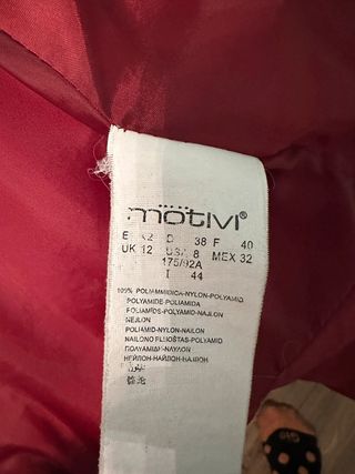 Piumino Motivi donna Bordeaux Tg 42