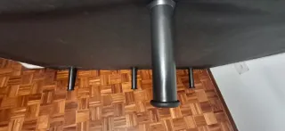 Base tapizada con patas 150x190