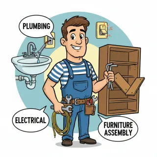 MANITAS DOMICILIO, ELECTRICIDAD, FONTANERIA, ETC