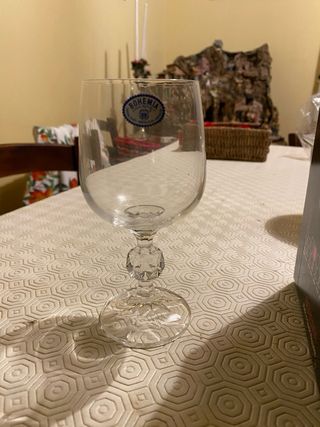 Bicchieri in cristallo Bohemia Claudia - 6 pezzi