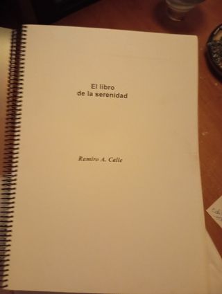 El Libro de la serenidad, Autor Ramiro Calle