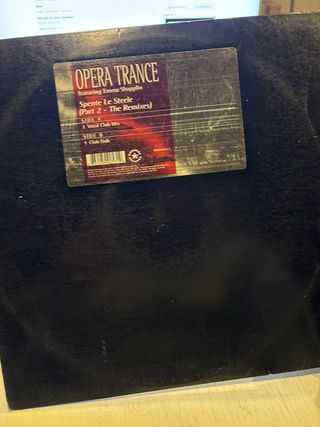 Vinilo Opera Trance - Spente Le Steele Remixes