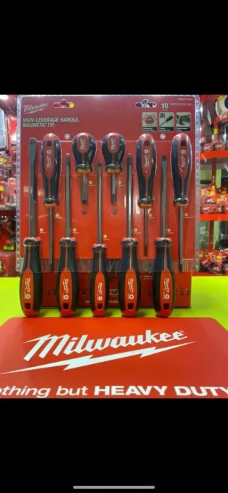 Juego destornilladores Milwaukee