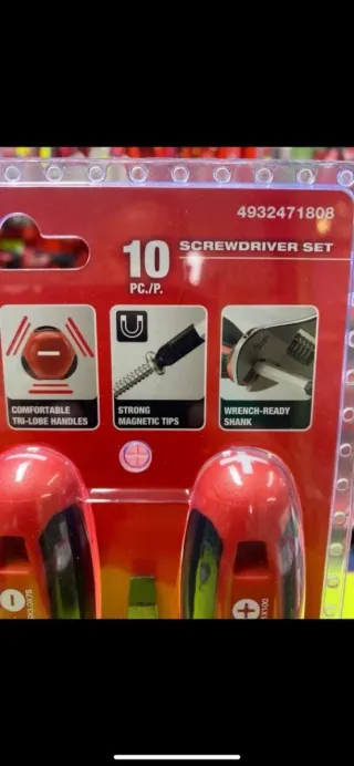 Juego destornilladores Milwaukee