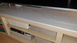 Mueble TV Ikea Besta Roble Tinte Claro