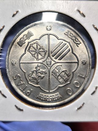 Moneda 100 Pesetas Franco 1966