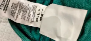 Felpa verde con cappuccio per bambino