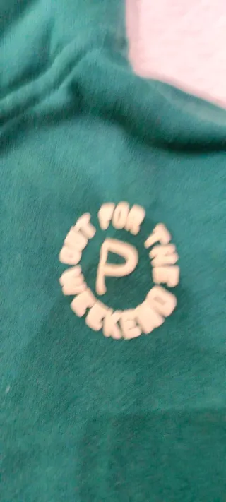 Felpa verde con cappuccio per bambino