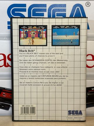 Black Belt Completo - SEGA Master System TOP