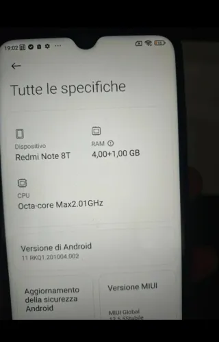 Xiaomi Redmi Note 8 Blu