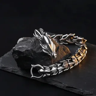 Brazalete Dragón Articulado Serpiente Unisex Nuevo