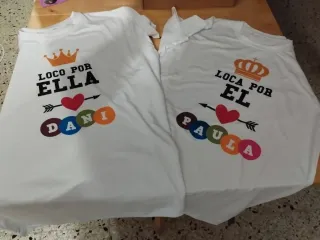 Camisetas Loco por ella/él