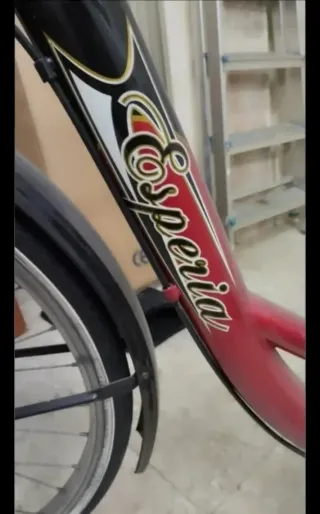 Bicicleta Paseo Esperia Roja