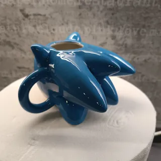 Tazza Sonic The Hedgehog Ceramica Blu