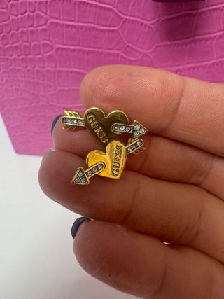 Pendientes Guess Corazón Flecha Dorados
