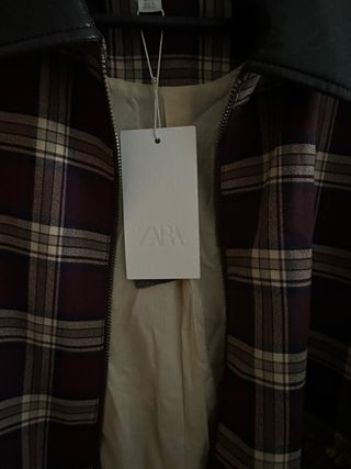 Chaqueta Zara cuadros