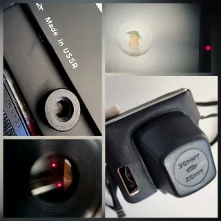 Cámara analógica ZENIT XP + objetivo 28 mm y FUNDA