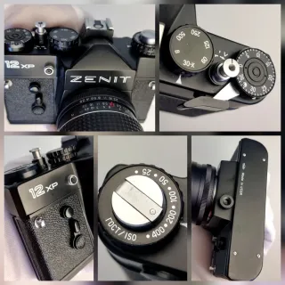 Cámara analógica ZENIT XP + objetivo 28 mm y FUNDA