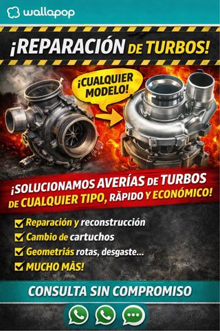 Reparación de Turbos – Cualquier modelo y marca