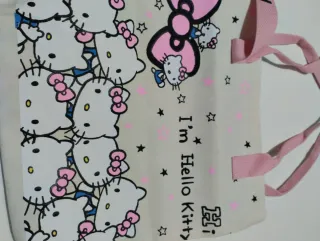 Bolsa Hello Kitty Beige y Rosa