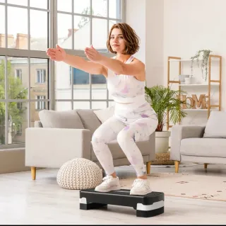 Step Aeróbic Antideslizante Negro