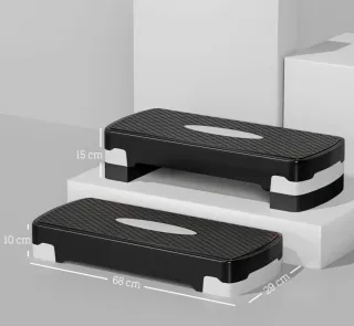 Step Aeróbic Antideslizante Negro