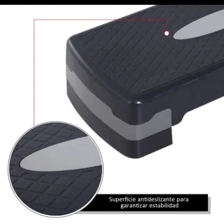 Step Aeróbic Antideslizante Negro