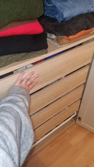 Armario Pax Ikea Beige con espejo