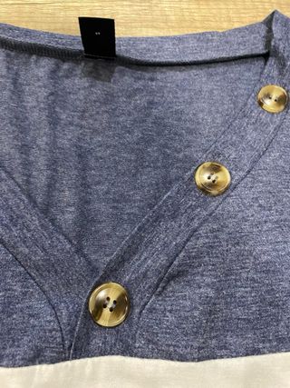 Camiseta manga larga tricolor