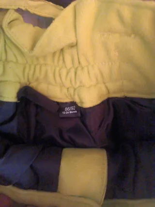 Traje Nieve Niño Talla 86/93