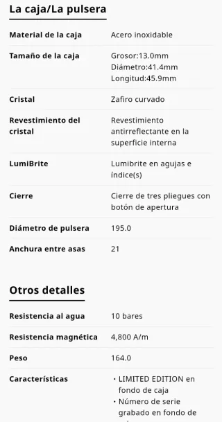 Reloj Seiko Datsun Edición Limitada Cronógrafo