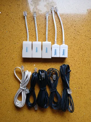 Cables conectores telefonía