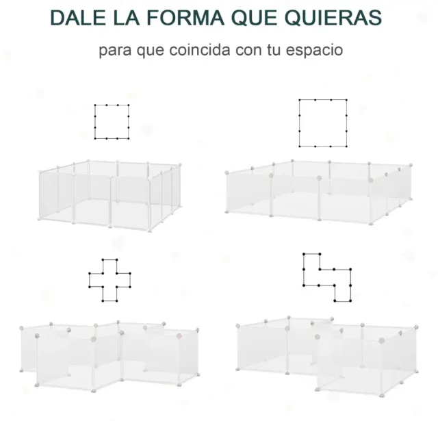 Jaula modular para mascotas