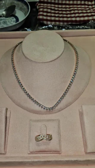 Conjunto de Joyas oro Rosa