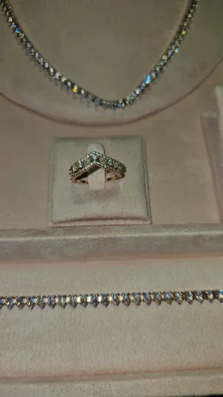 Conjunto de Joyas oro Rosa