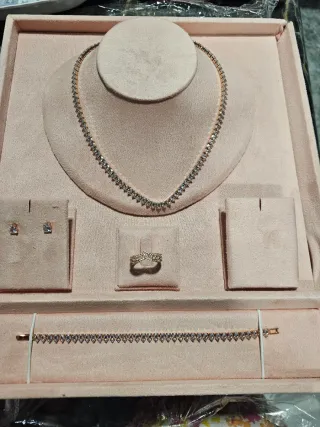 Conjunto de Joyas oro Rosa