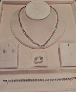 Conjunto de Joyas oro Rosa