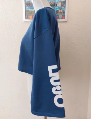 Sudadera crop Liu Jo azul