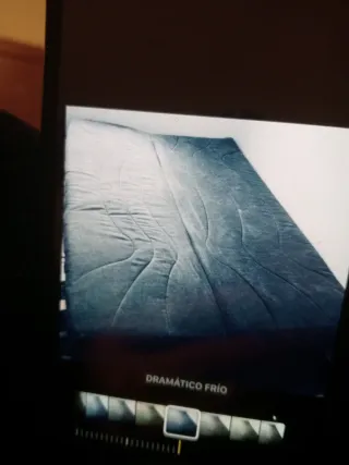 Sofá Cama Tela Azul/Gris