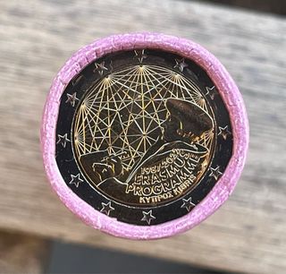Moneda 2€ Chipre 2022 Erasmus