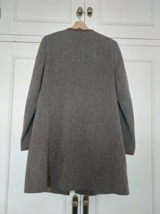 Abrigo Zara Marrón Mujer